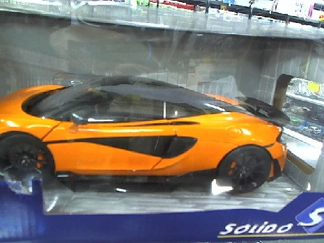 MCLAREN 600LT COUPE 2018 ORANGE CARBON 1/18