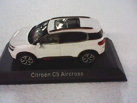 CITROEN C5 AIRCROSS 2018 BLANC ET DECO ROUGE 1/43