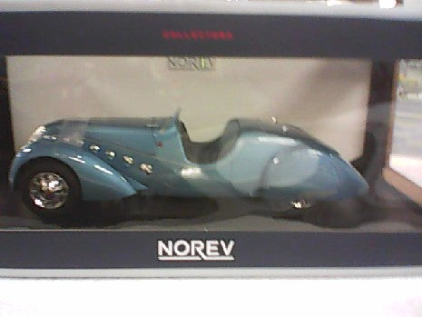 PEUGEOT 302 DARL MAT ROADSTER 1937  BLEU METAL 1/18