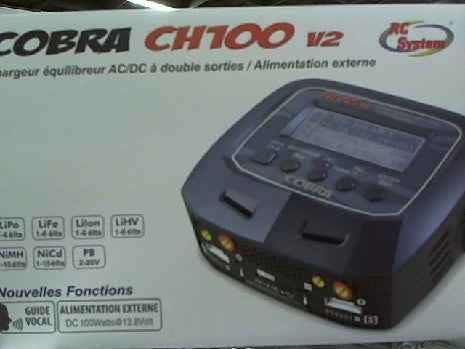 CHARGEUR COBRA CH100 V2 - AC/DC 2 SORTIES