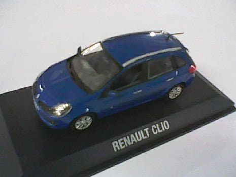 CLIO 3 ESTATE BLEU 1/43