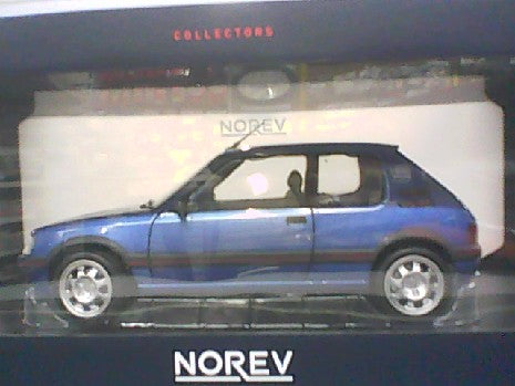 PEUGEOT 205 GTI 1.9 1992 MIAMI BLUE 1/18