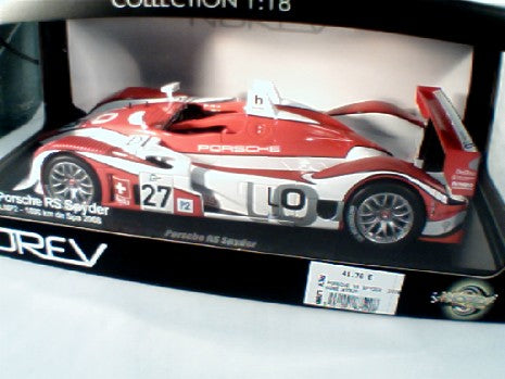 PORSCHE RS SPYDER  2008  TEAM HORAG 1/18