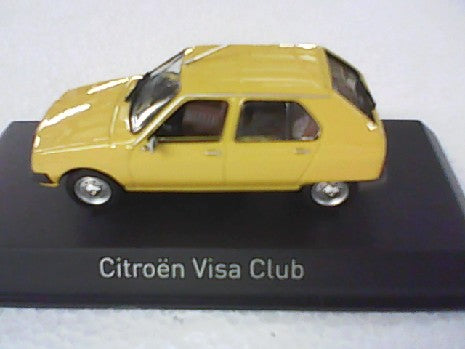 CITROEN VISA CLUB 1979 JAUNE MIMOSA 1/43