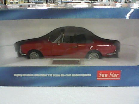 FIAT 124 AS SPIDER ROSSO CORSA 1/18