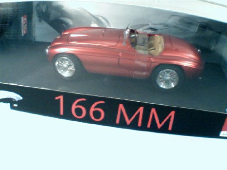 FERRARI 166 BARCHETTA ROUGE METAL 1/18