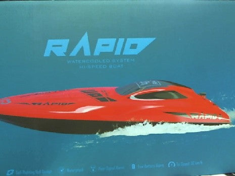 BATEAU RAPID ROUGE/NOIR