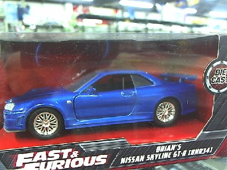 NISSAN SKYLINE GT-R 2002 "FAST AND FURIOUS 4" 2009 BRIAN 1/43